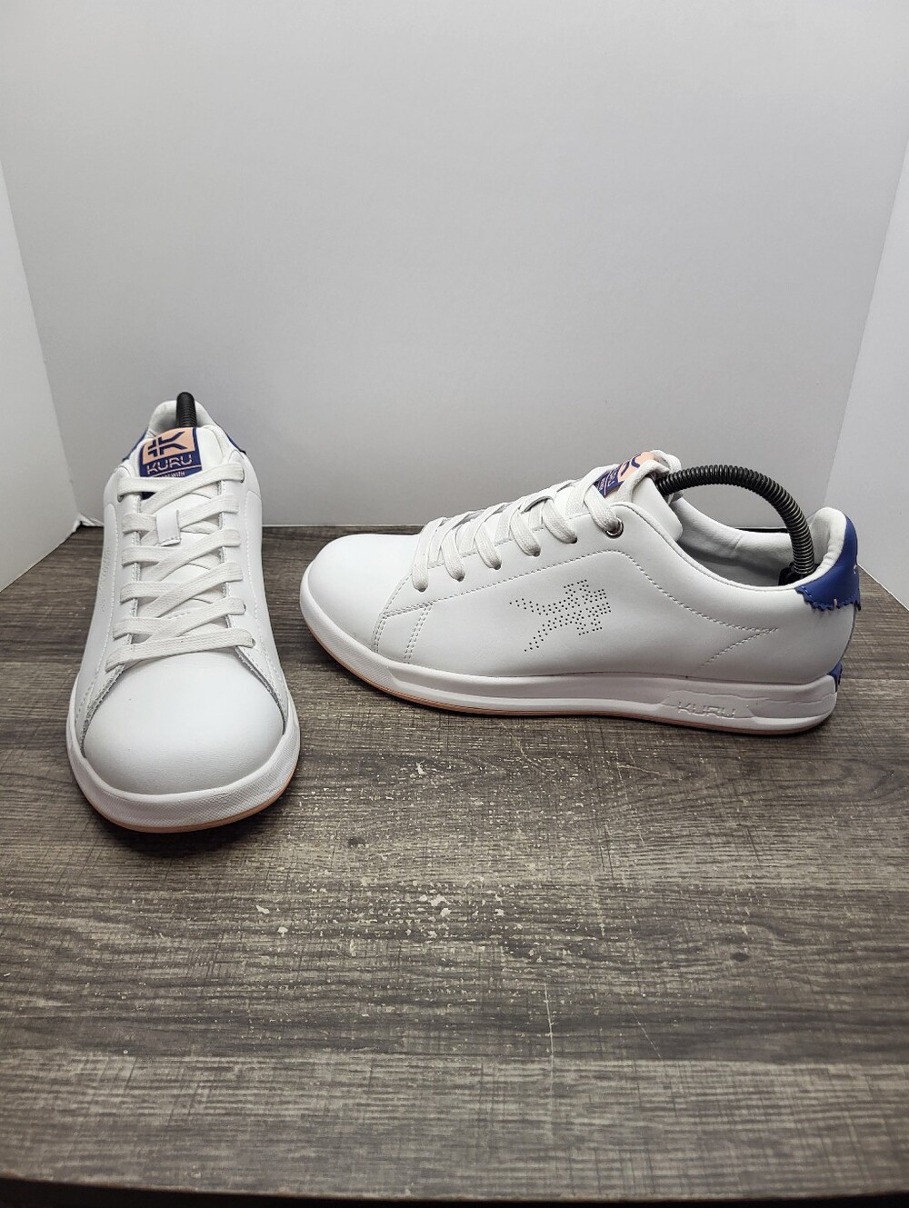 Kuru Roam Classic Court Womens Size 10 White Athletic Leather Shoes Sneakers